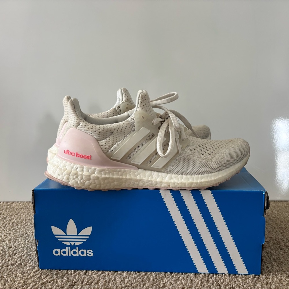 Adidas White Ultra Boost Sneakers